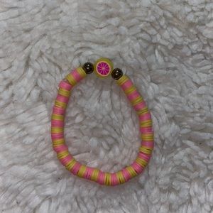 “Pink Lemonade” handmade bracelet